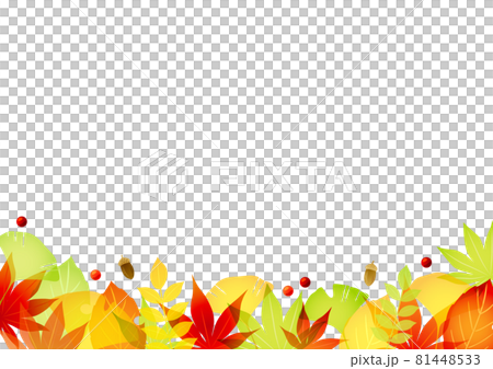ノーマル版紅葉ラインのイラスト素材