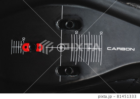 Composite product made of carbon fiber with the inscription CARBON and a distance scale 81451333