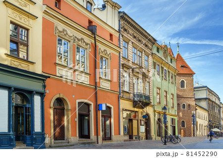 Street in Krakow, Poland 81452290