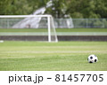 サッカーボールとゴール 81457705