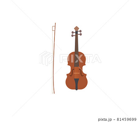 Music, string, violin icon. Vector illustration, flat design. Music, string, violin icon. Vector illustration, flat design. 81459699