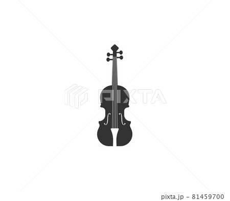 Music, string, violin icon. Vector illustration, flat design. 81459700