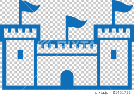 Castle icon illustration Castle icon illustration 81461731