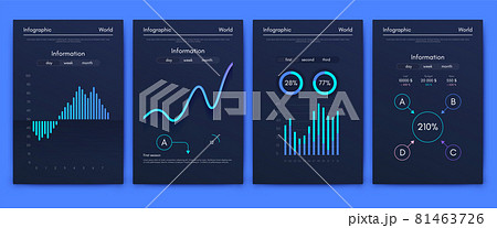 Vector graphics infographics with mobile phone. Template for creating mobile applications, workflow layout, diagram, banner, web design, business reports 81463726