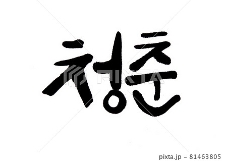 Korean text translation Youth  81463805