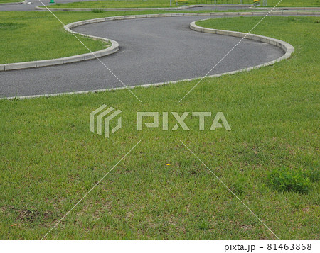運転免許試験場　自動車学校（S字路） 81463868