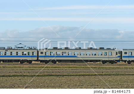 北陸本線 美川ー加賀笠間 JR西日本 475系 A07編成 ③ クモハ475-19(金沢) 山側 北陸本線 美川ー加賀笠間 JR西日本 475系 A07編成 ③ クモハ475-19(金沢) 山側 81464175