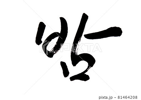 Korean text food name hand written Chestnut Korean text food name hand written Chestnut 81464208