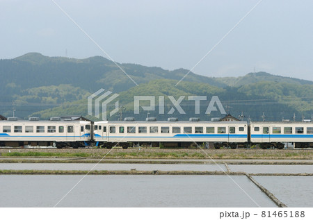 北陸本線　石動ー福岡　JR西日本　475系　A13編成　①　クハ455-61（金沢）　山側 81465188