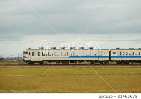 北陸本線　美川ー加賀笠間　JR西日本　475系　A23編成　①　クハ455-64（金沢）　山側 81465678