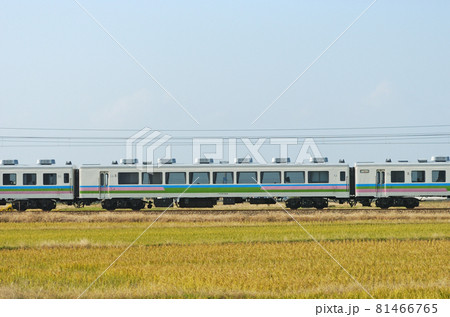 北陸本線　美川ー加賀笠間　JR西日本　12系　きのくに　④　オロ12-814（宮原）　山側 81466765