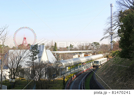 西武山口線 遊園地西駅(現 : 西武園ゆうえんち駅)に停車中の8500系 西武山口線 遊園地西駅(現 : 西武園ゆうえんち駅)に停車中の8500系 81470241