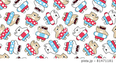 Bear seamless pattern polar swimming ring pool ocean vector cartoon beach teddy doodle scarf gift wrapping paper tile background repeat wallpaper illustration design Bear seamless pattern polar swimming ring pool ocean vector cartoon beach teddy doodle scarf gift wrapping paper tile background repeat wallpaper illustration design 81471181