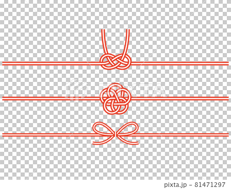 水引のベクターイラスト 81471297