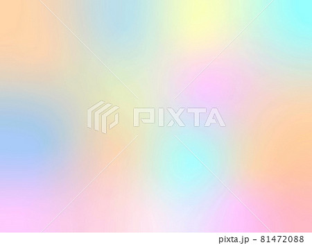 虹色のパステルグラデーションの背景素材のイラスト素材 8147