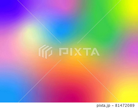 虹色のグラデーションの背景素材のイラスト素材 8147