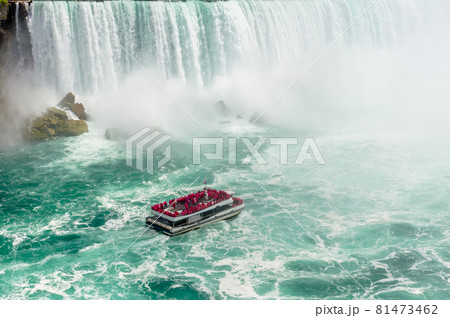 Niagara falls in summer, Ontario, Canada 81473462