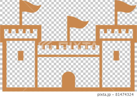 Castle icon illustration Castle icon illustration 81474324