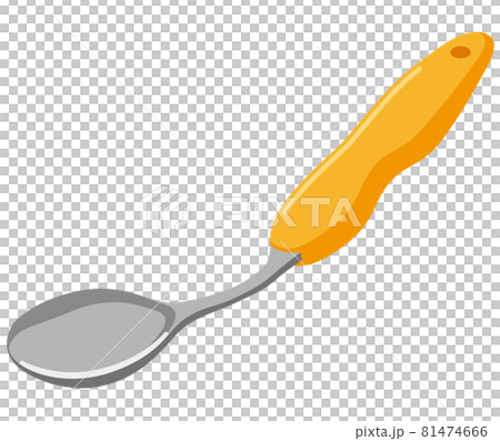 Easy-to-grip spoon, self-help tool, long-term care 81474666