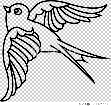 四葉草和燕子 81475567