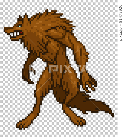 モンスター：オオカミ男のイラスト素材 [81475926] - PIXTA