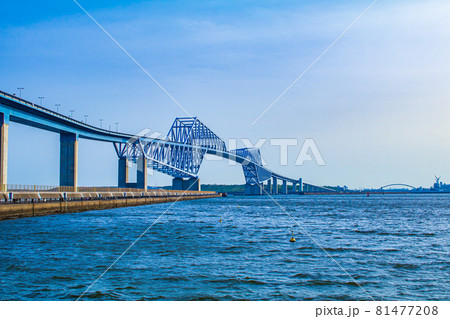 【東京の都市風景】東京ゲートブリッジ(若洲公園) 【東京の都市風景】東京ゲートブリッジ(若洲公園) 81477208