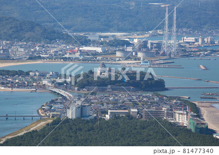 唐津城遠景 81477340