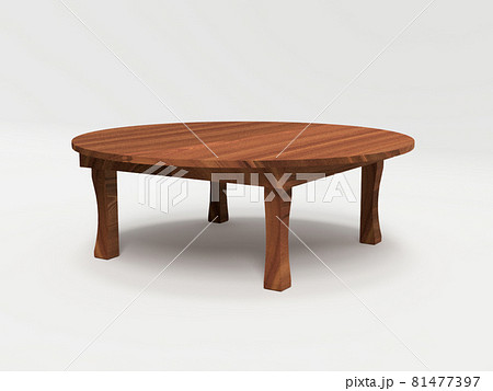 ちゃぶ台のイラスト素材