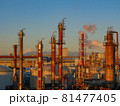 朝の工場 81477405