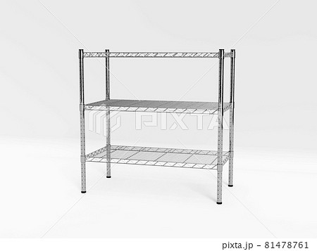 スチールラックのイラスト素材