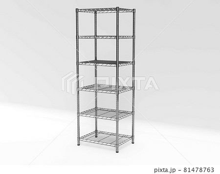 スチールラックのイラスト素材