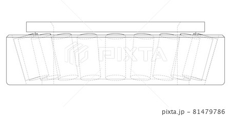 Roller bearing. Vector Roller bearing. Vector 81479786