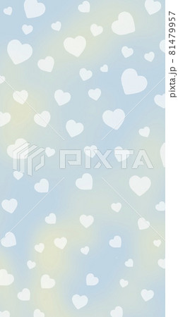 グラデーションハートの背景イラストイメージ グラデーションハートの背景イラストイメージ 81479957