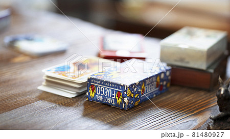 Tarot cards on the table, esoteric concept, fortune telling and predictions Tarot cards on the table, esoteric concept, fortune telling and predictions 81480927