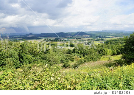 茂世丑の農村風景（岩見沢市栗沢町） 81482503