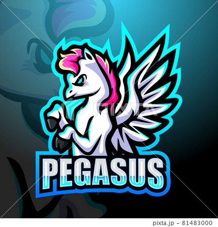 Pegasus mascot esport logo design Pegasus mascot esport logo design 81483000