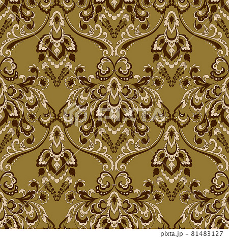 Floral wallpaper. Classic Baroque floral ornament. Seamless vintage pattern  81483127