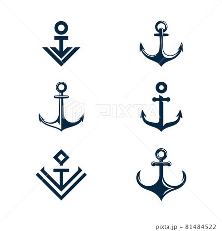 Anchor icon Logo Template vector 81484522