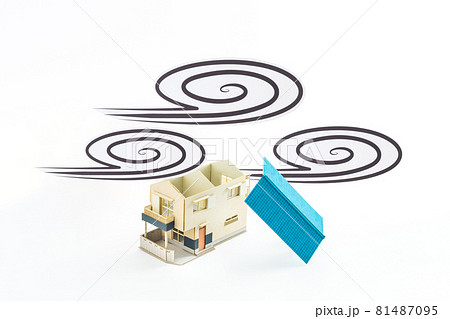 大風のイメージ（自作ペーパークラフト） 81487095