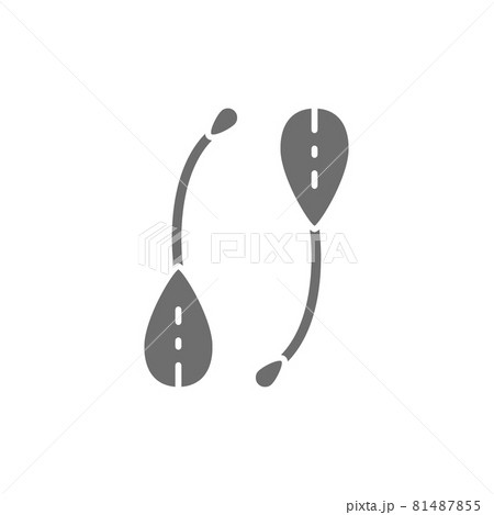 Capers, spice grey icon. Isolated on white background Capers, spice grey icon. Isolated on white background 81487855
