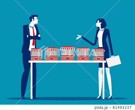 Team offer various franchises and licenses. Investment in development of successful business chain 81493237