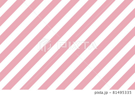 ピンク色のストライプ柄の背景 斜めのシマシマ模様 バレンタインイメージ のイラスト素材