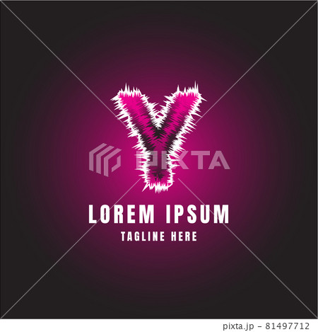 letter fluffy fur alpabeth logo vector image letter fluffy fur alpabeth logo vector image 81497712