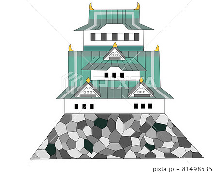 緑色のお城 81498635