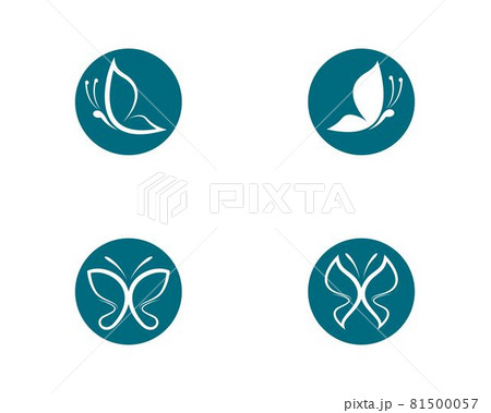 Butterfly logo template 81500057
