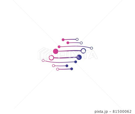 Technology logo template vector icon Technology logo template vector icon 81500062