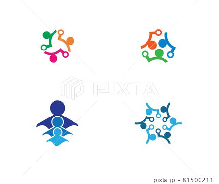 Community logo template illustration 81500211