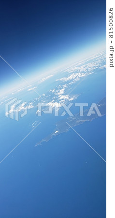 鹿児島県上空 鹿児島県上空 81500826