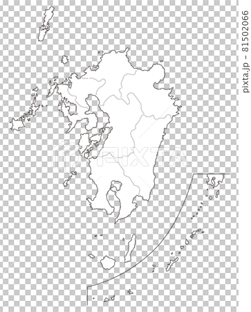 日本區域劃分_九州沖繩_縣界線_wh 日本區域劃分_九州沖繩_縣界線_wh 81502066