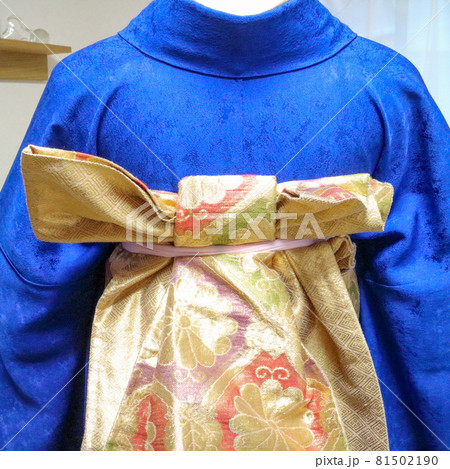 着物の帯 変わり結び 後ろ姿 帯の締め方 手順 着物の帯 変わり結び 後ろ姿 帯の締め方 手順 81502190